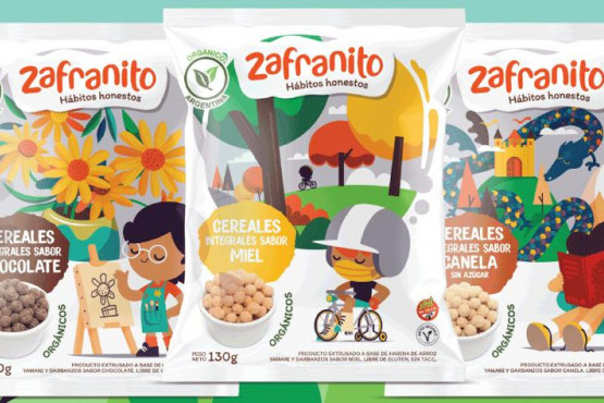 Zafrán lanza los primeros cereales orgánicos para niños